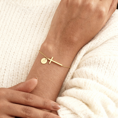 "Cruz" initialarmbånd